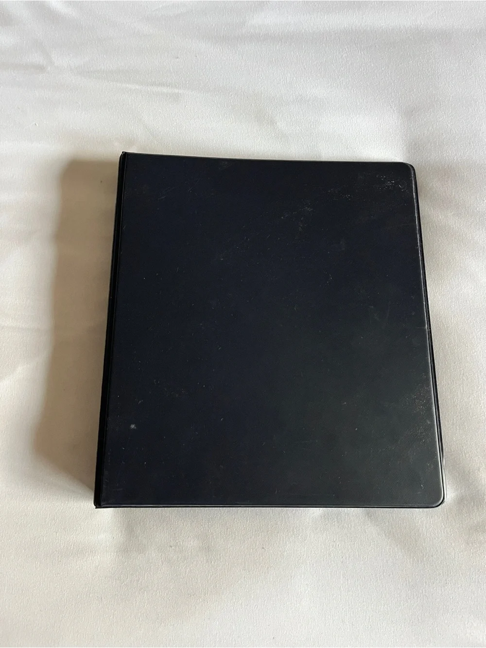 Vintage IBM Black 3-Ring Binder Binder-Style Case 11x10.5x1.5 Classic Logo